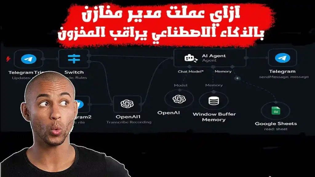 ازاي عملت مدير مخازن بالذكاء الاصطناعي يراقب المخزون