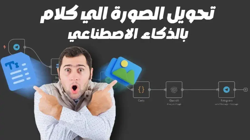 تحويل الصور الى كلام بالذكاء الاصطناعي والاتمته
