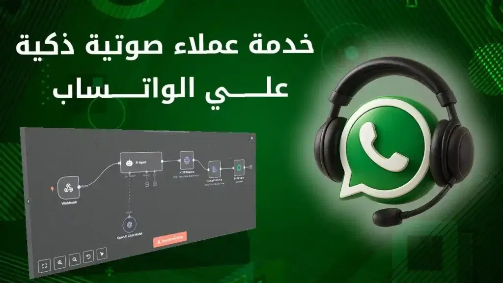 ازاي تخلي الذكاء الاصطناعي يرد علي عملائك صوت عبر الواتساب | الجزء الثالث
